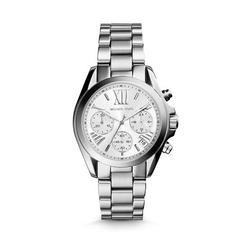 michael kors bradshaw silvertone.